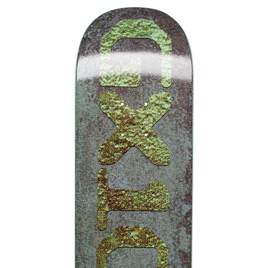 OG LOGO PATINA-BLUISH W/ GREEN FONT DECK