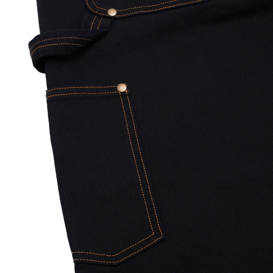 CARPENTER PANT (BLACK W/GOLD STITCHING)