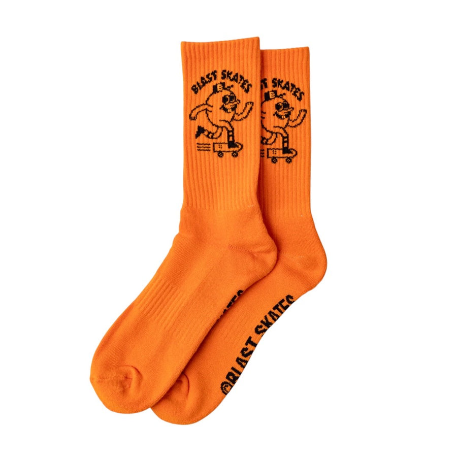 BLAST ORANGE CREW SOCKS