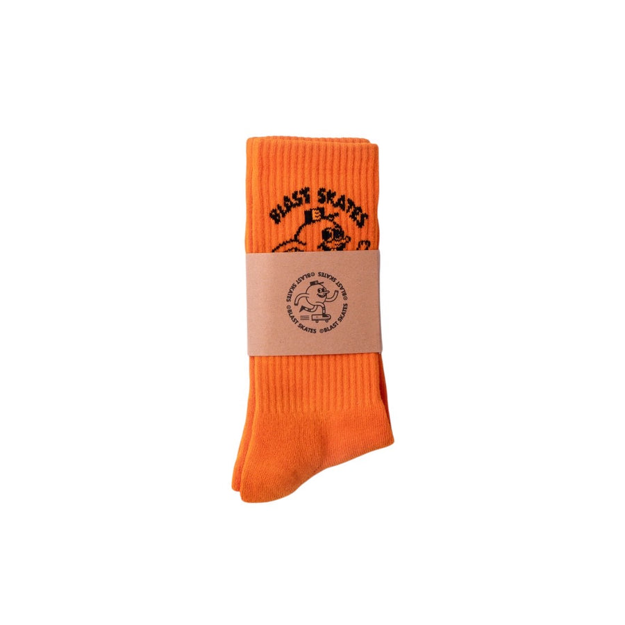 BLAST ORANGE CREW SOCKS