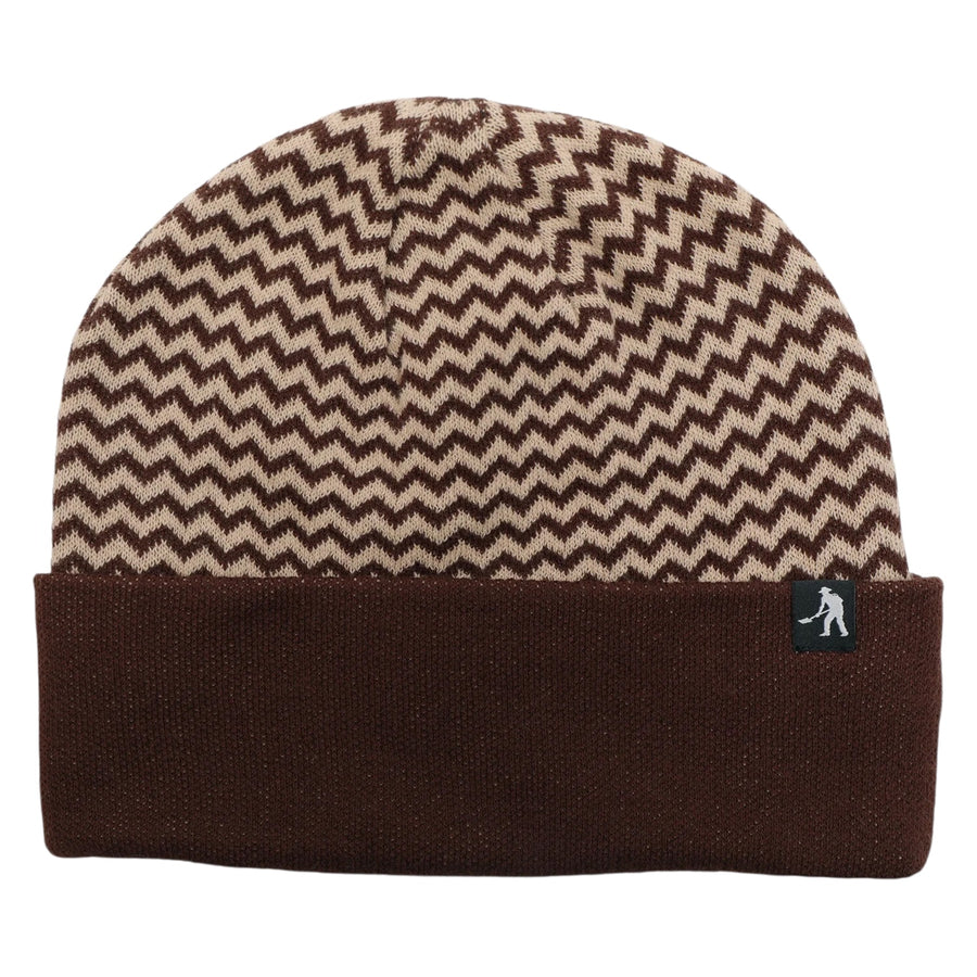 ORGANIC COTTON ZIGZAG BEANIE