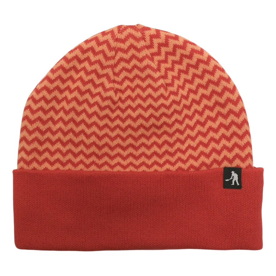 ORGANIC COTTON ZIG ZAG BEANIE